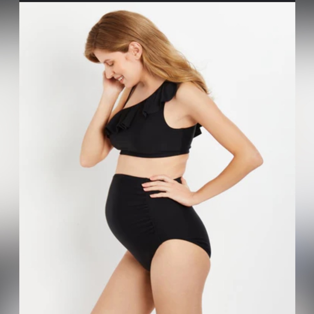 Black Maternity Swimsuit